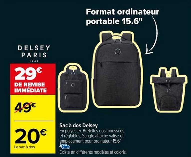 sac à dos delsey paris