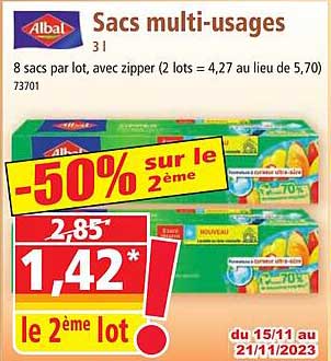 Sacs Multi-usages Albal