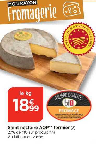 saint nectaire aop fermier