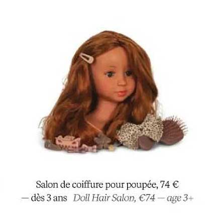 salon de coiffure pour poupée