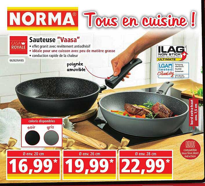 Sauteuse "vaasa" Casa Royale