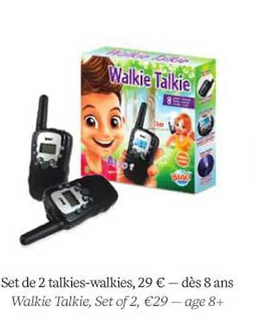set de 2 talkies-walkies