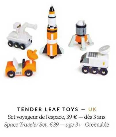 set voyageur de l'espace - tender leaf toys