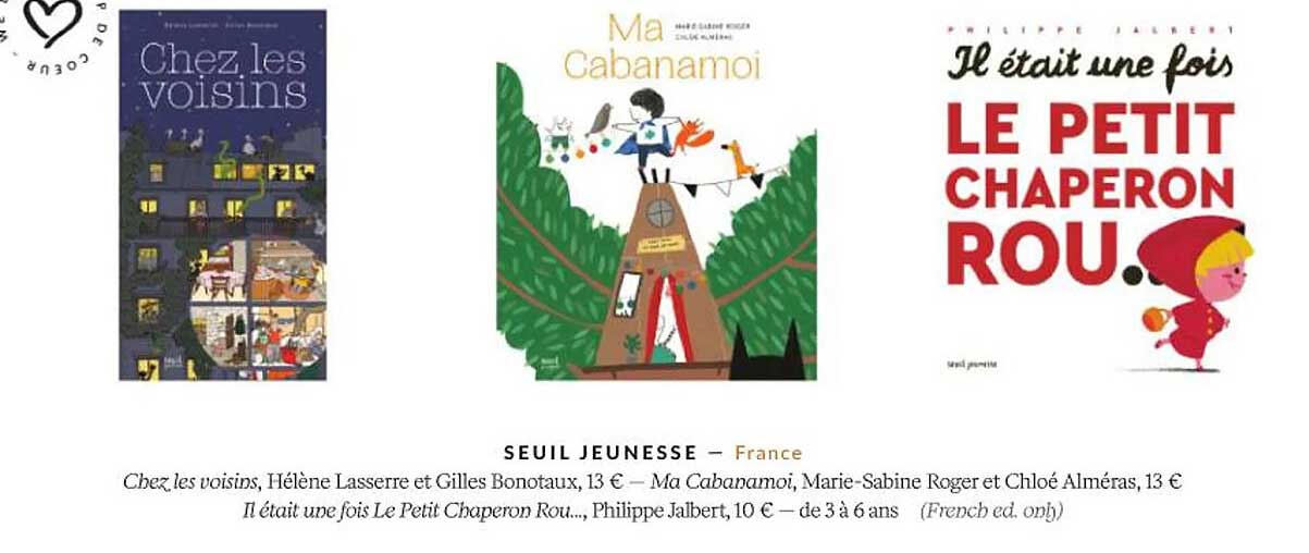 seuil jeunesse chez les voisins, hélène lasserre et gilles bonotaux