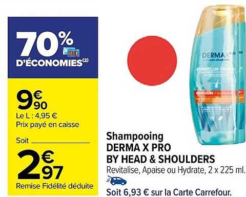 shampooing derma x pro by head & shoulders