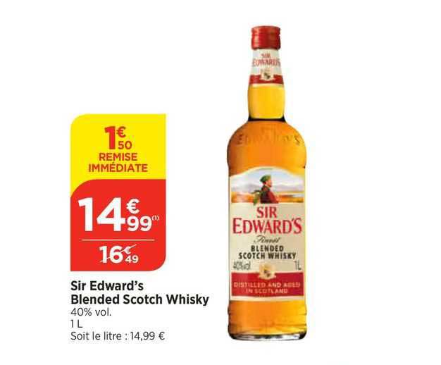 Sir Edward's Blended Scotch Whisky