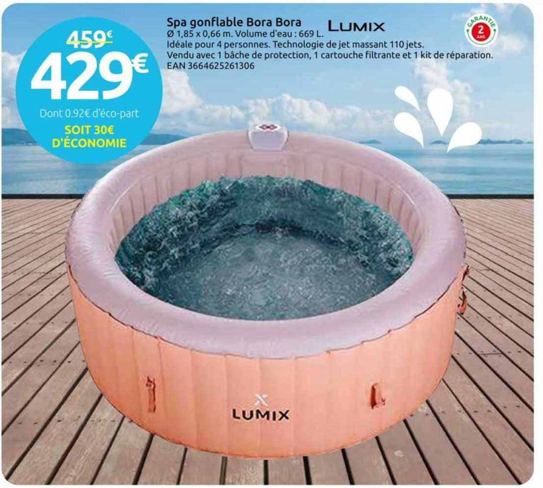 Spa Gonflable Bora Bora Lumix