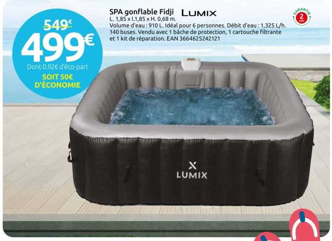 spa gonflable fidji lumix
