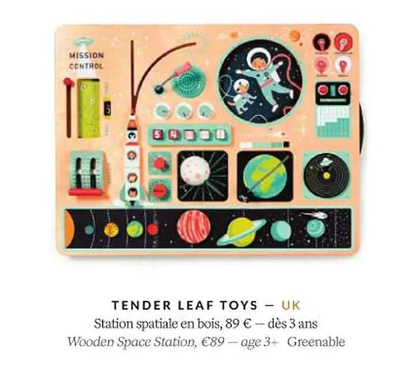 station spatiale en bois - tender leaf toys