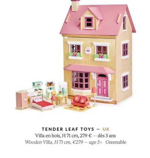 tender leaf toys villa en bois
