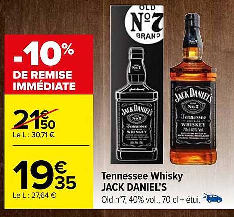 tennessee whisky jack daniel's