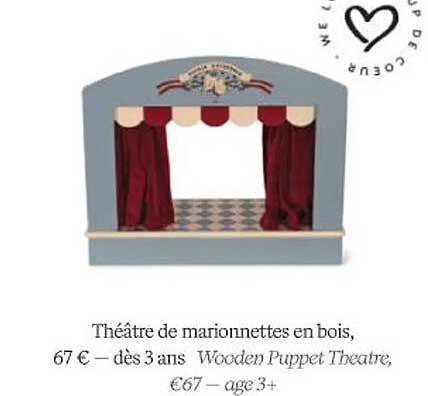 théâtre de marionnettes en bois