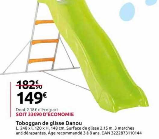 toboggan de glisse danou