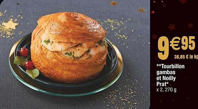 tourbillon gambas et noilly prat