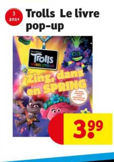 trolls le livre pop-up
