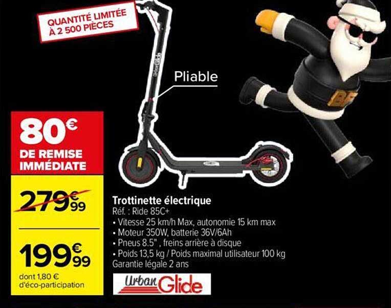 trottinette électrique urban glide