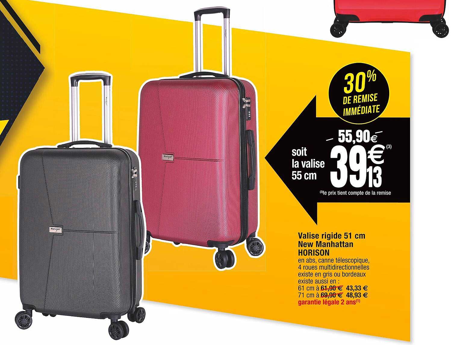 valise rigide 51 cm new manhattan horison