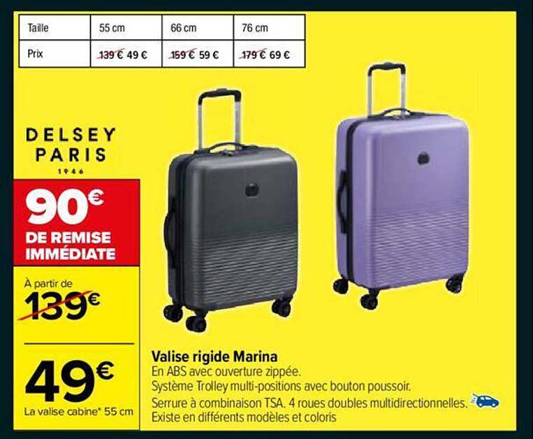 valise rigide marina delsey paris