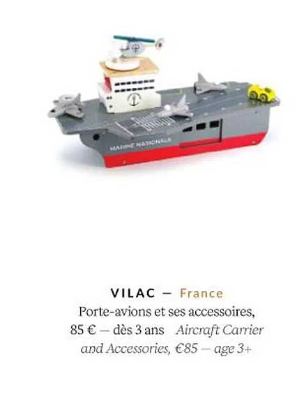 vilac porte-avions et ses accessoires