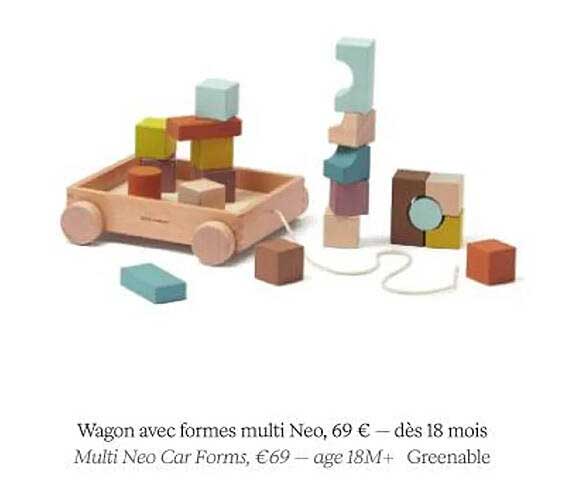 wagon avec formes multi neo