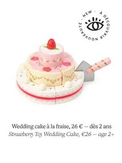 Wedding Cake à La Fraise