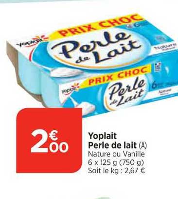 Yoplait Perle De Lait