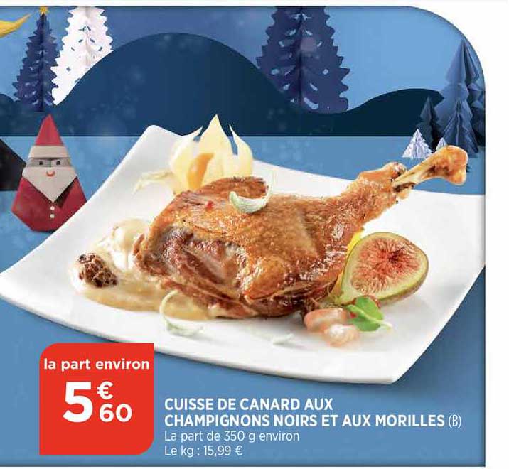Cuisse De Canard Aux Champignons Noirs Et Aux Morilles