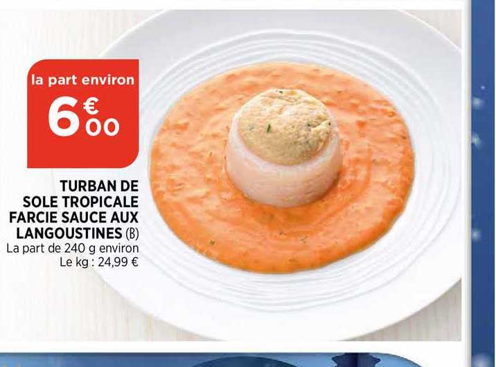 Turban De Sole Tropicale Farcie Sauce Aux Langoustines