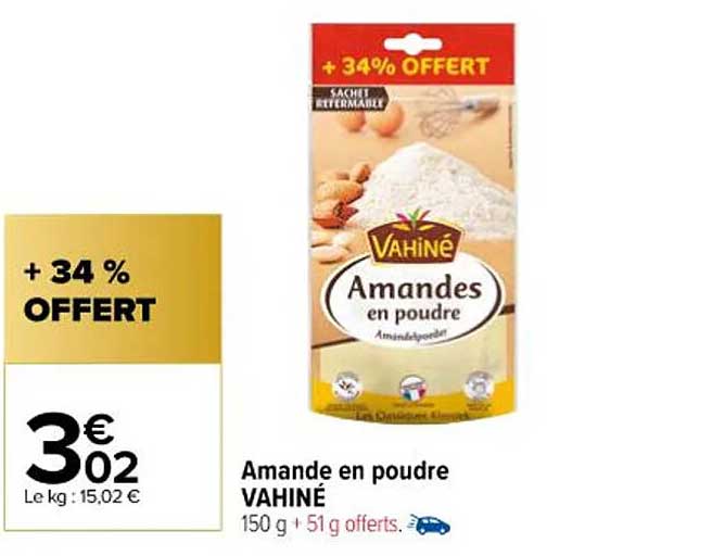 Amande En Poudre Vahiné