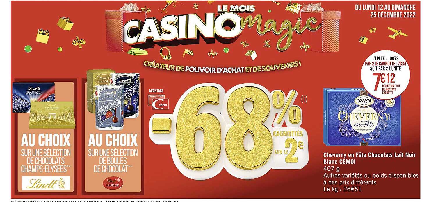 chocolats champs-élysées lindt, boules de chocolat lindt lindor, cheverny en fête chocolats lait noir blanc cémoi