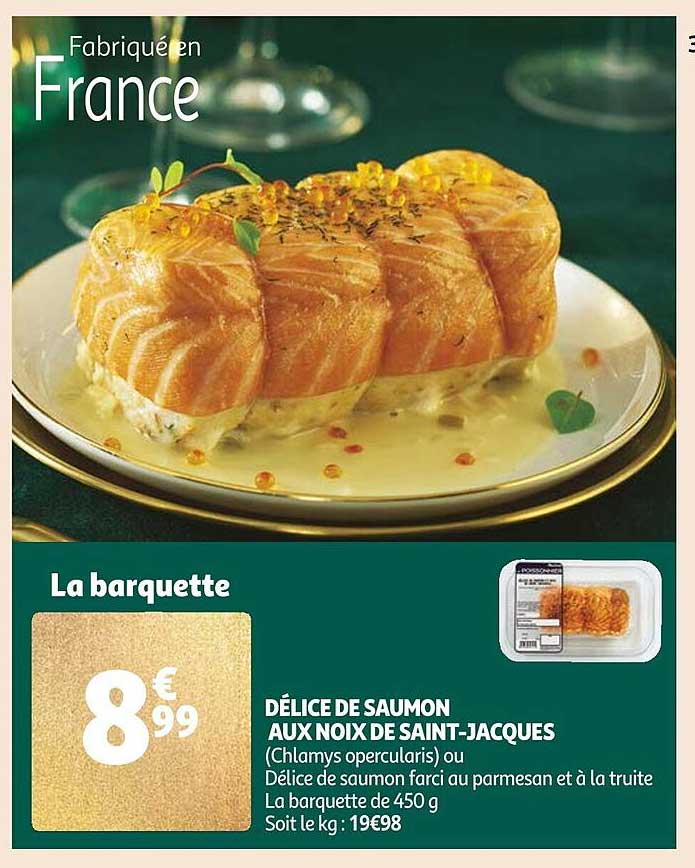 délice de saumon aux noix de saint-jacques