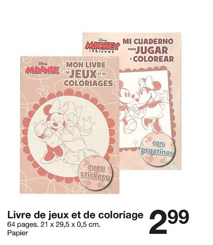 Livre De Jeux Et De Coloriage