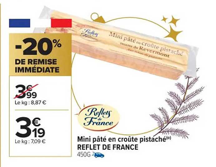 mini pâté en croûte pistaché reflet de france