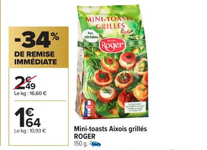 mini-toasts aixois grillés roger