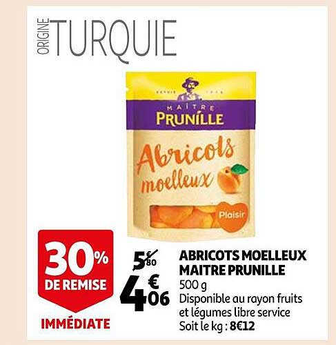 abricots moelleux maître prunille