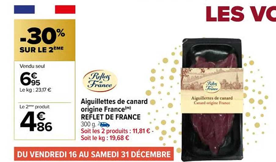 aiguillettes de canard origine france reflet de france