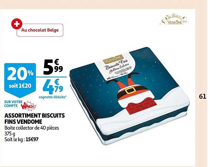 assortiment biscuits fins vendôme