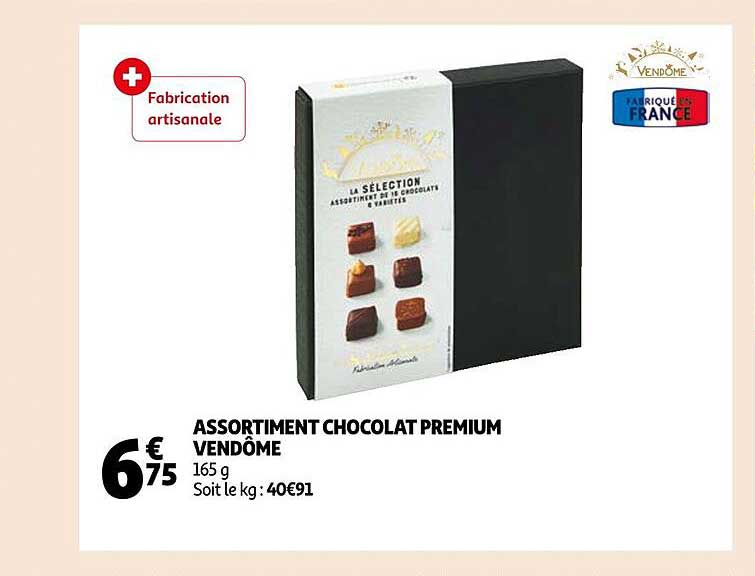 assortiment chocolat premium vendôme