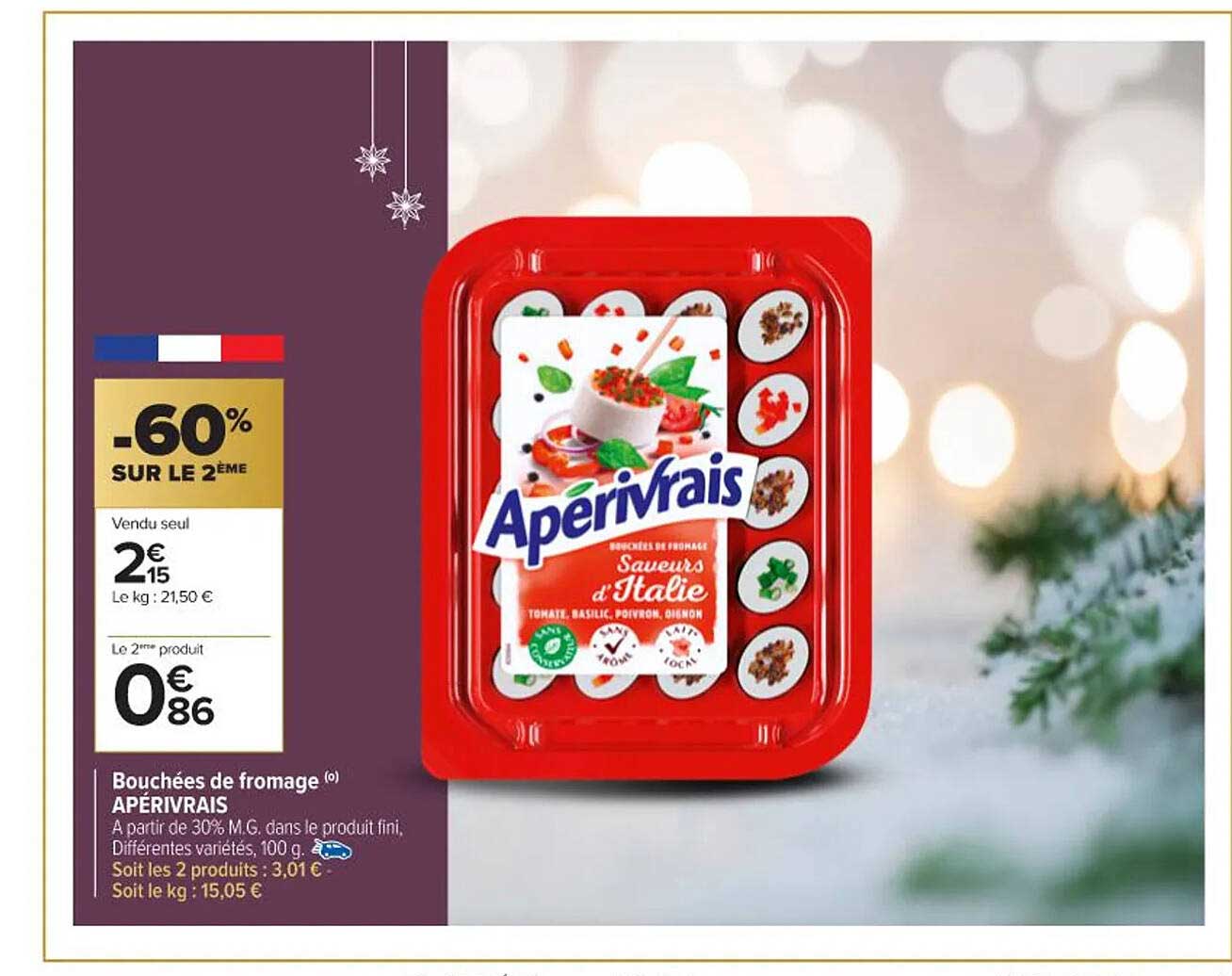 Bouchées De Fromage Apérivrais