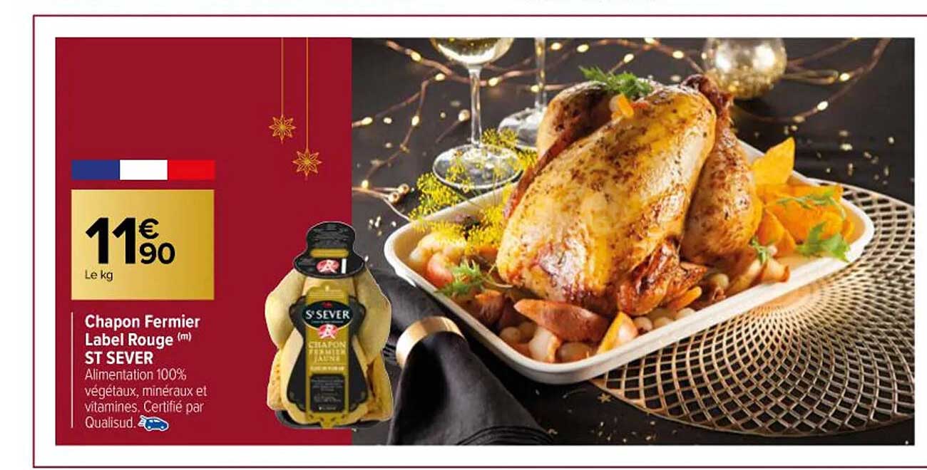 chapon fermier label rouge st sever