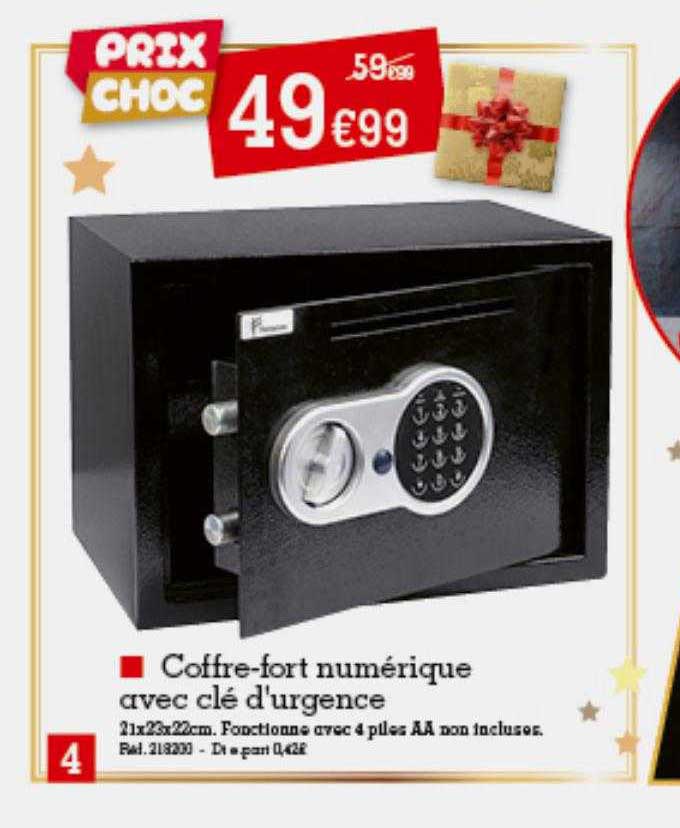coffre-fort numérique avec clé d'urgence