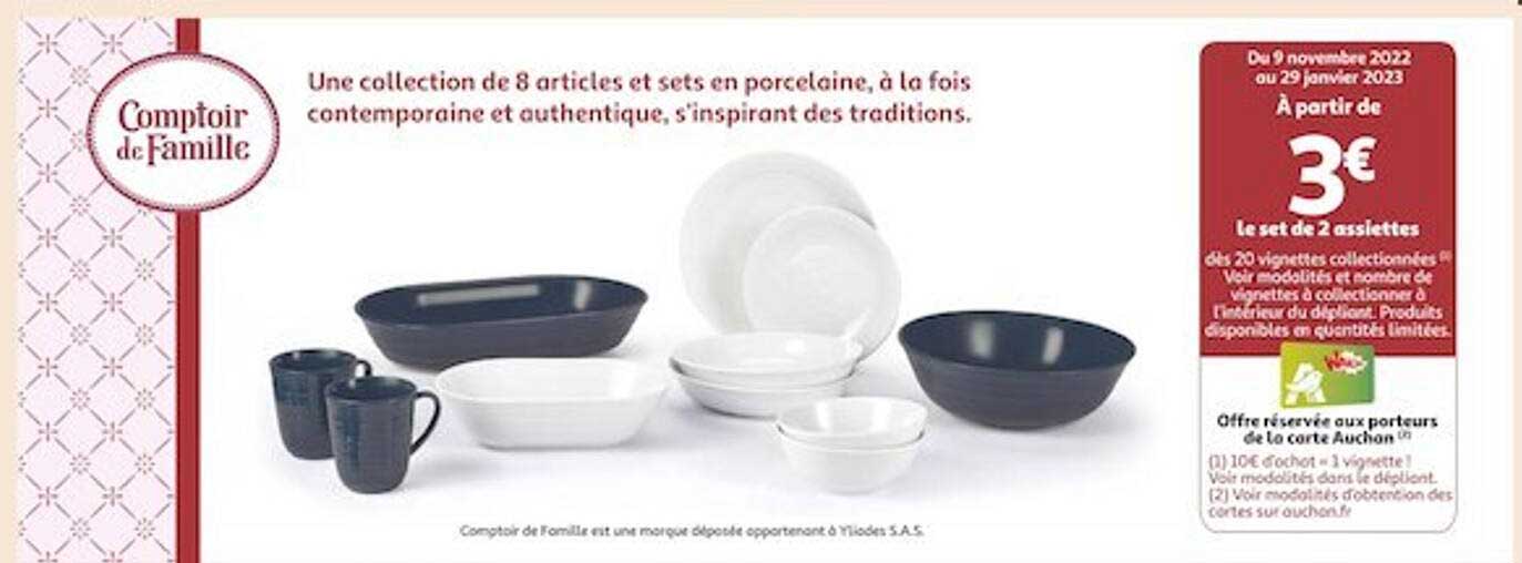 Collection 8 Articles Et Sets En Porcelaine