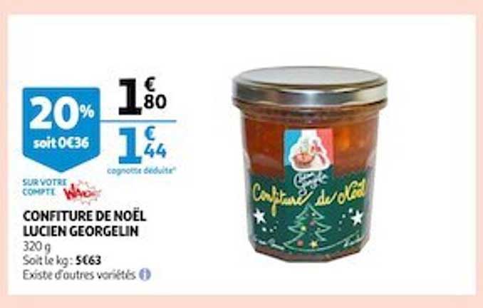 confiture de noël lucien georgelin