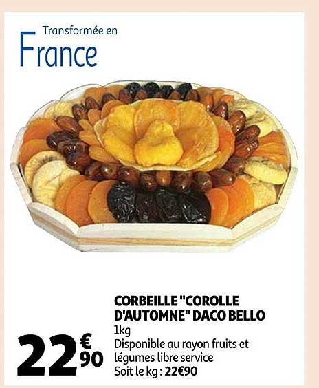 corbeille "corolle d'automne" daco bello