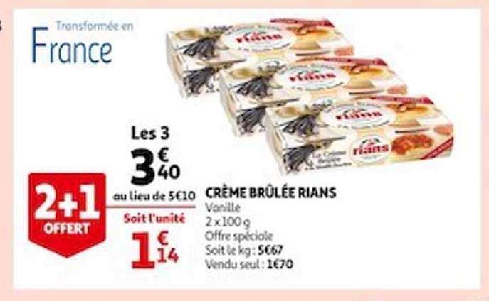 crème brûlée rians