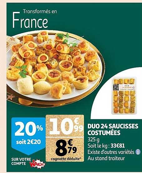 Duo 24 Saucisses Costumées