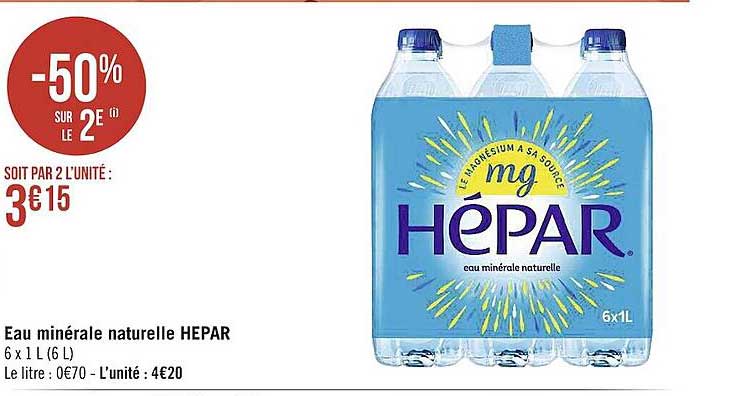 Eau Minérale Naturelle Hépar