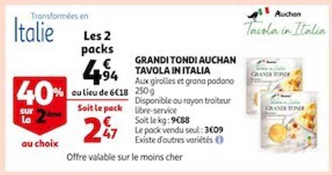 grandi tondi auchan tavola in italia