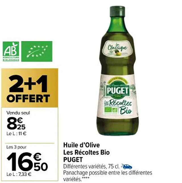 huile d'olive les récoltes bio puget