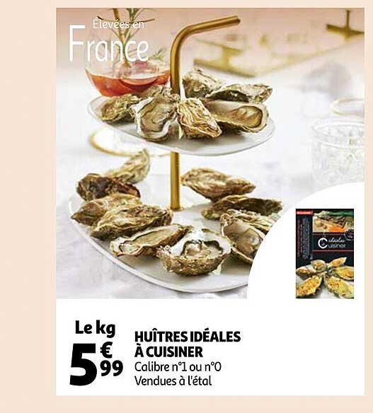 huîtres idéales à cuisiner